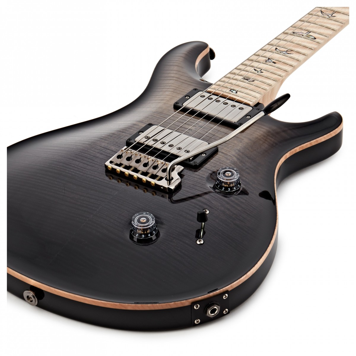 PRS Custom 24 Wood Library 10 Top Charcoal Fade Smokeburst #0315218 (2021)