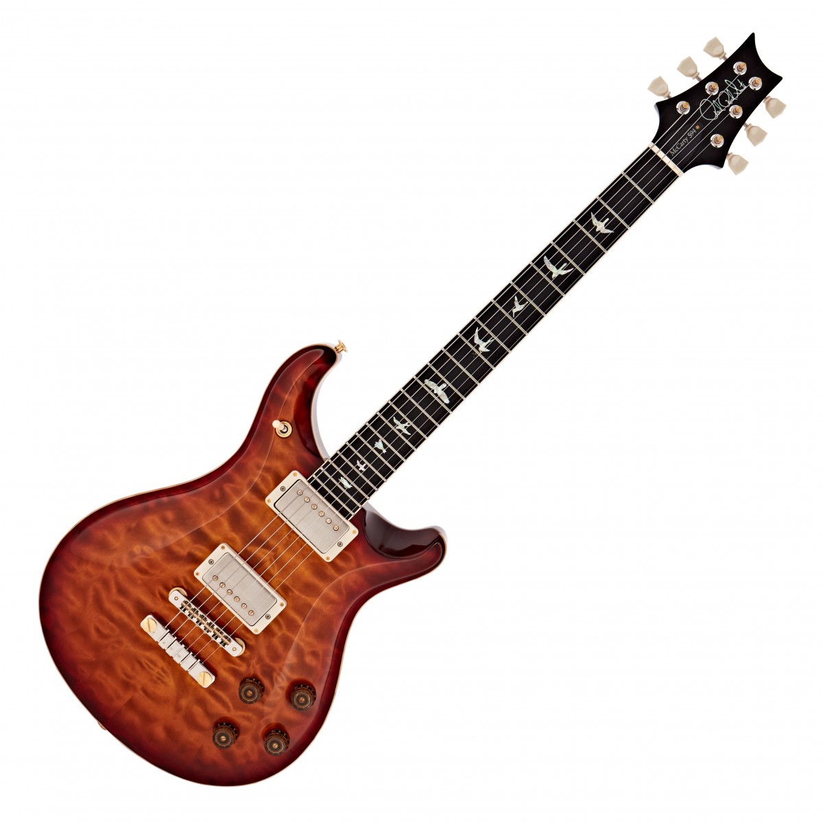 PRS McCarty 594 10 Top Quilt Dark Cherry Burst #0332245 (2021)