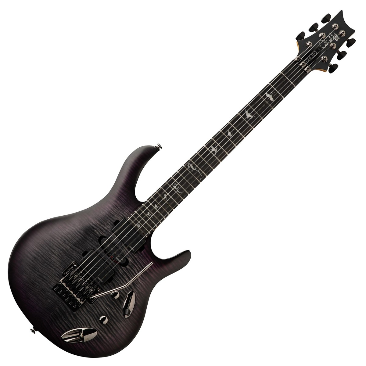 PRS SE Chleo Herman Li Signature Charcoal Purple Burst
