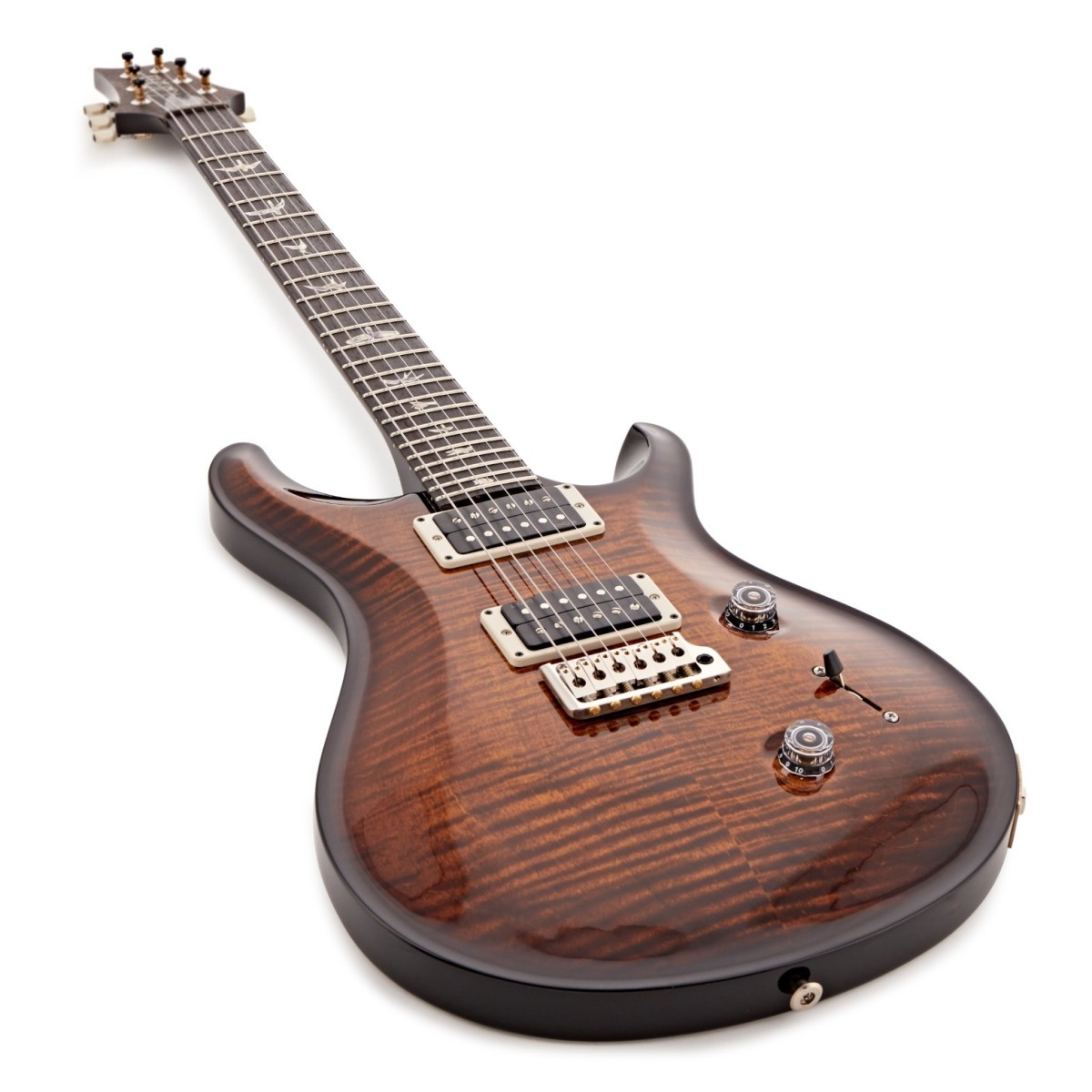 PRS Custom 24 Black Gold Wraparound Burst #0414215