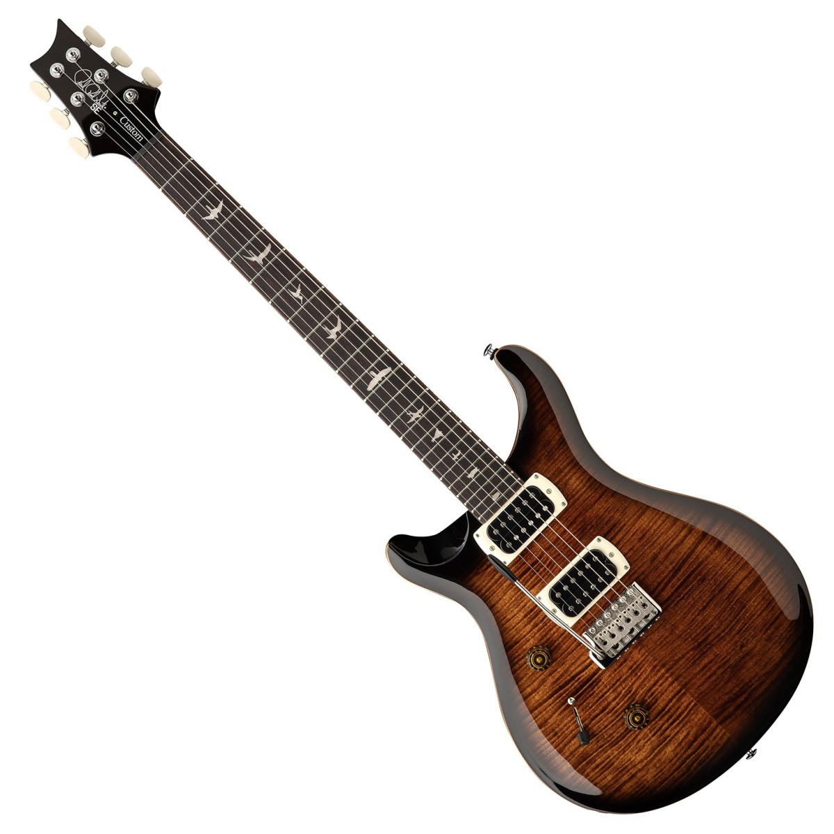 PRS SE Custom 24 Left Handed Black Gold Sunburst (2026)