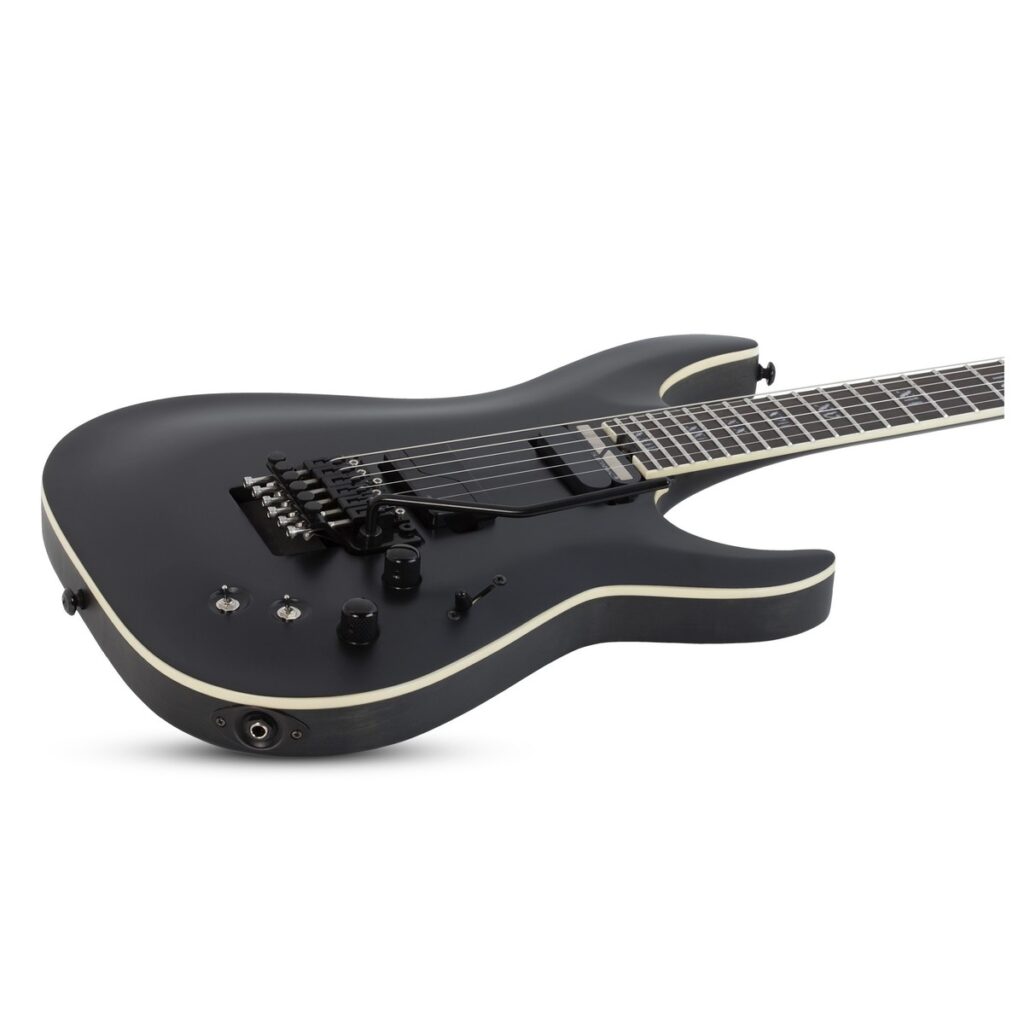 Schecter C-1 FR S SLS Evil Twin Satin Black