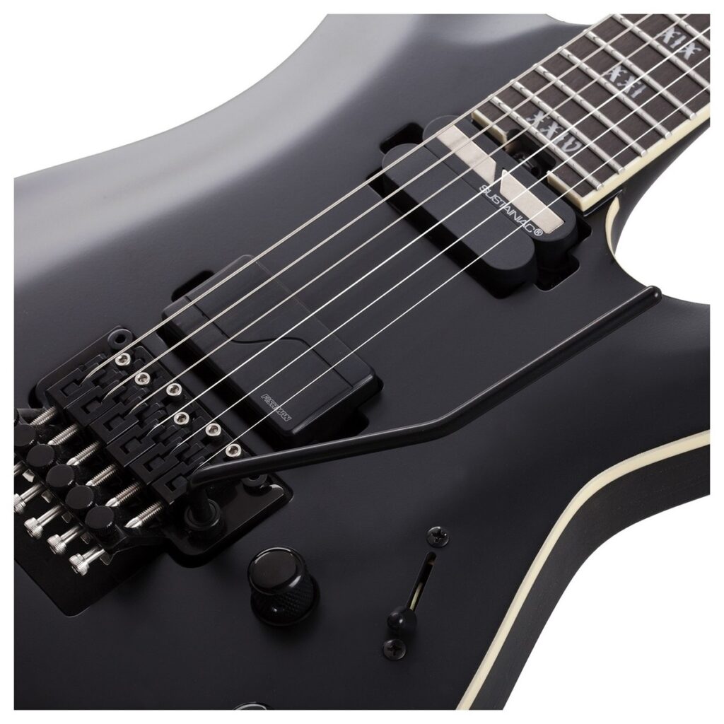 Schecter C-1 FR S SLS Evil Twin Satin Black