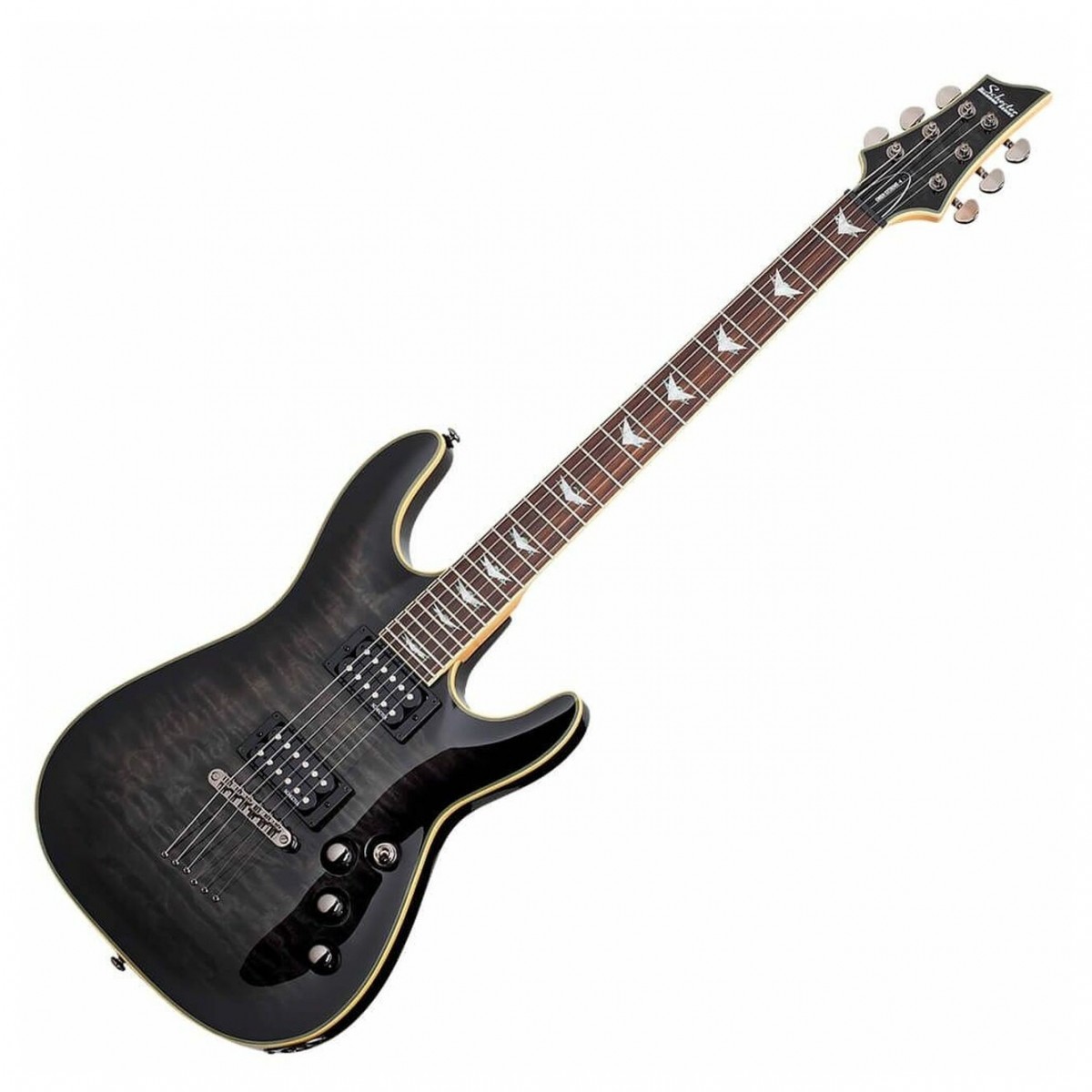 Schecter Omen Extreme-6 Electric Guitar See Thru Black