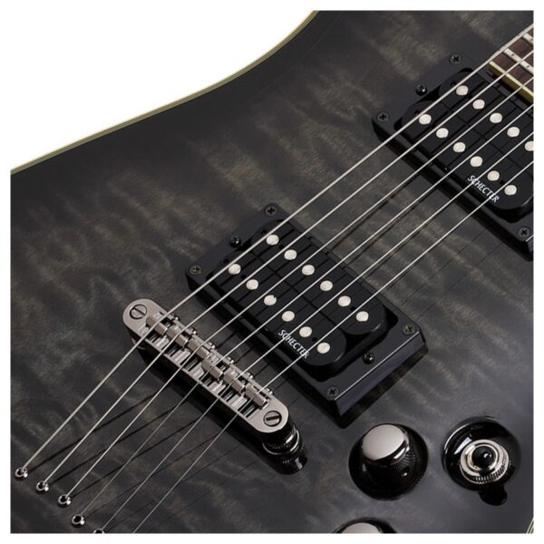 Schecter Omen Extreme-6 Electric Guitar See Thru Black