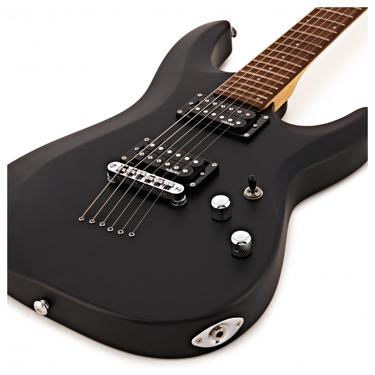 Schecter C-6 Deluxe Satin Black