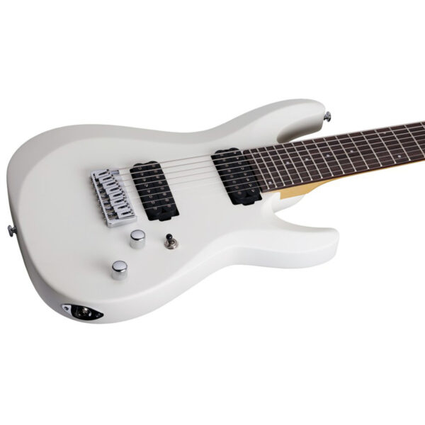 Schecter C-8 Deluxe Satin White