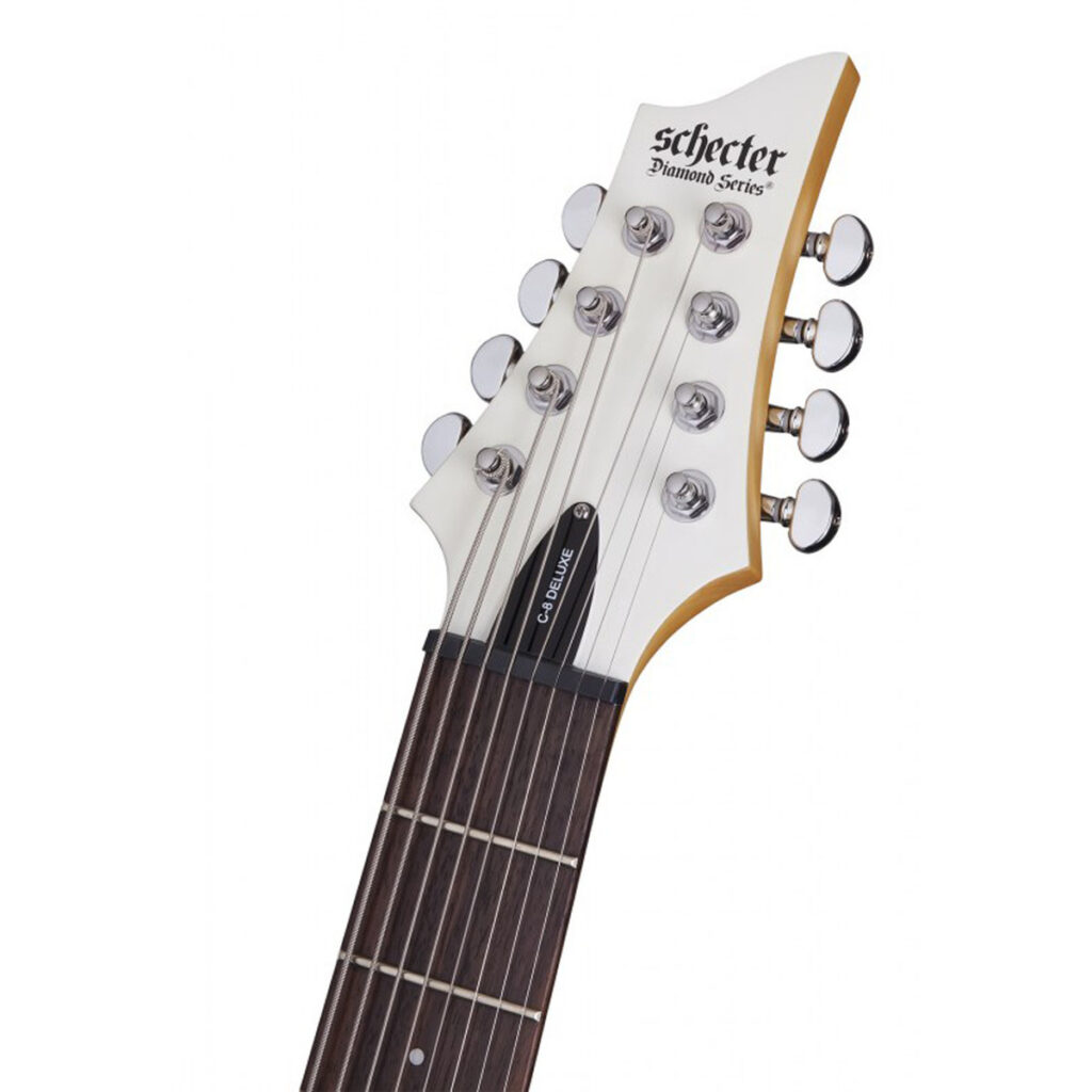 Schecter C-8 Deluxe Satin White