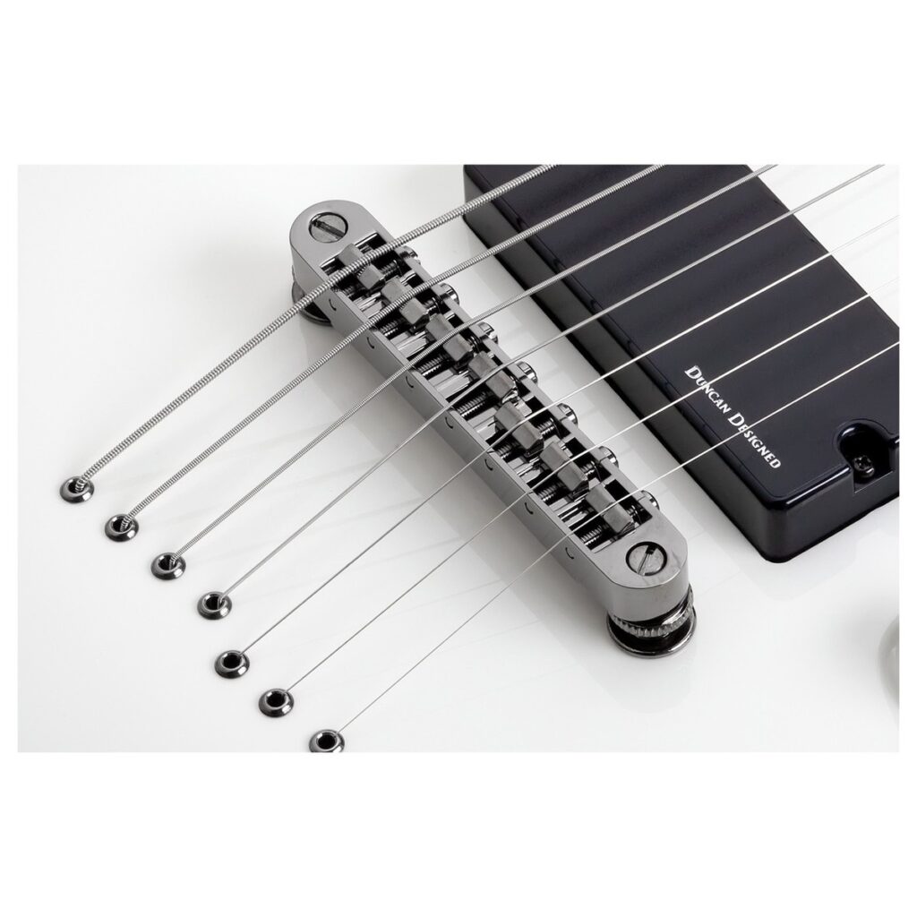 Schecter Demon-7 7 String Vintage White
