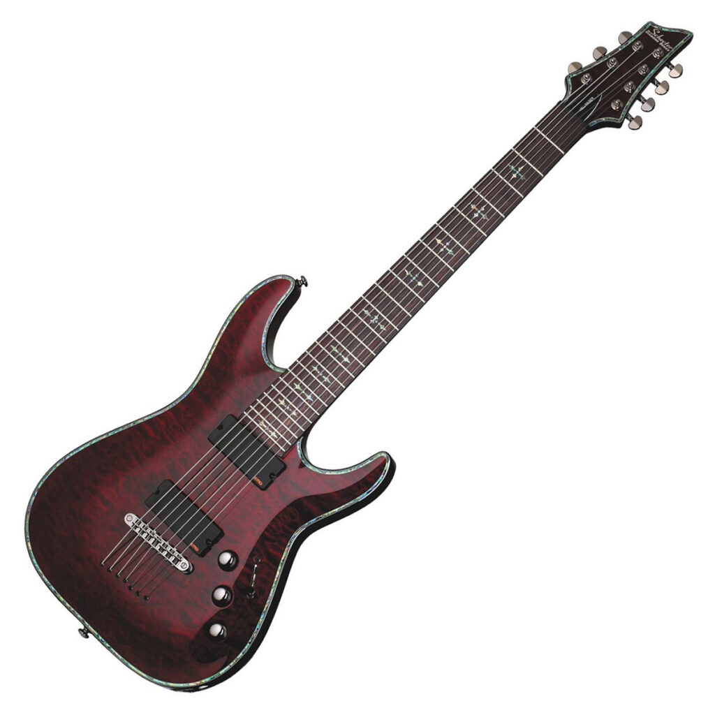 Schecter Hellraiser C-7 7 String Black Cherry
