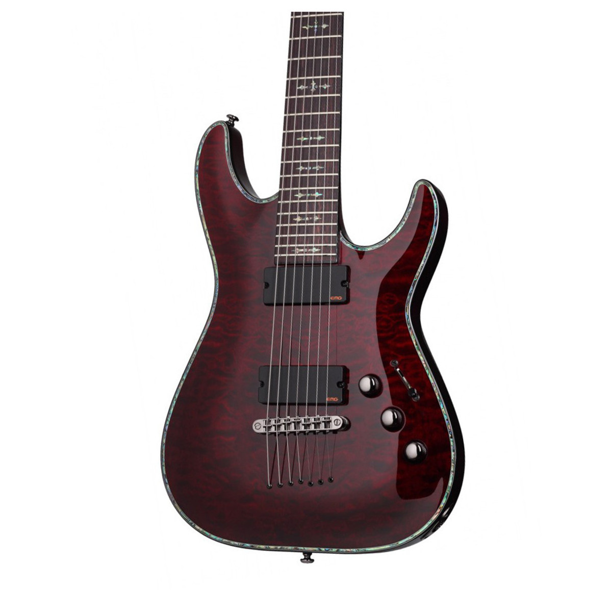 Schecter Hellraiser C-7 7 String Black Cherry
