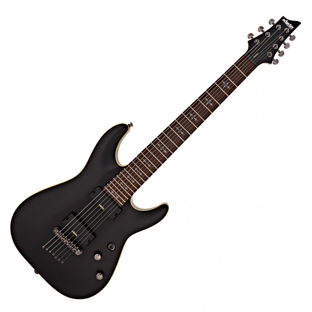 Schecter Demon-7 7 String Aged Black Satin