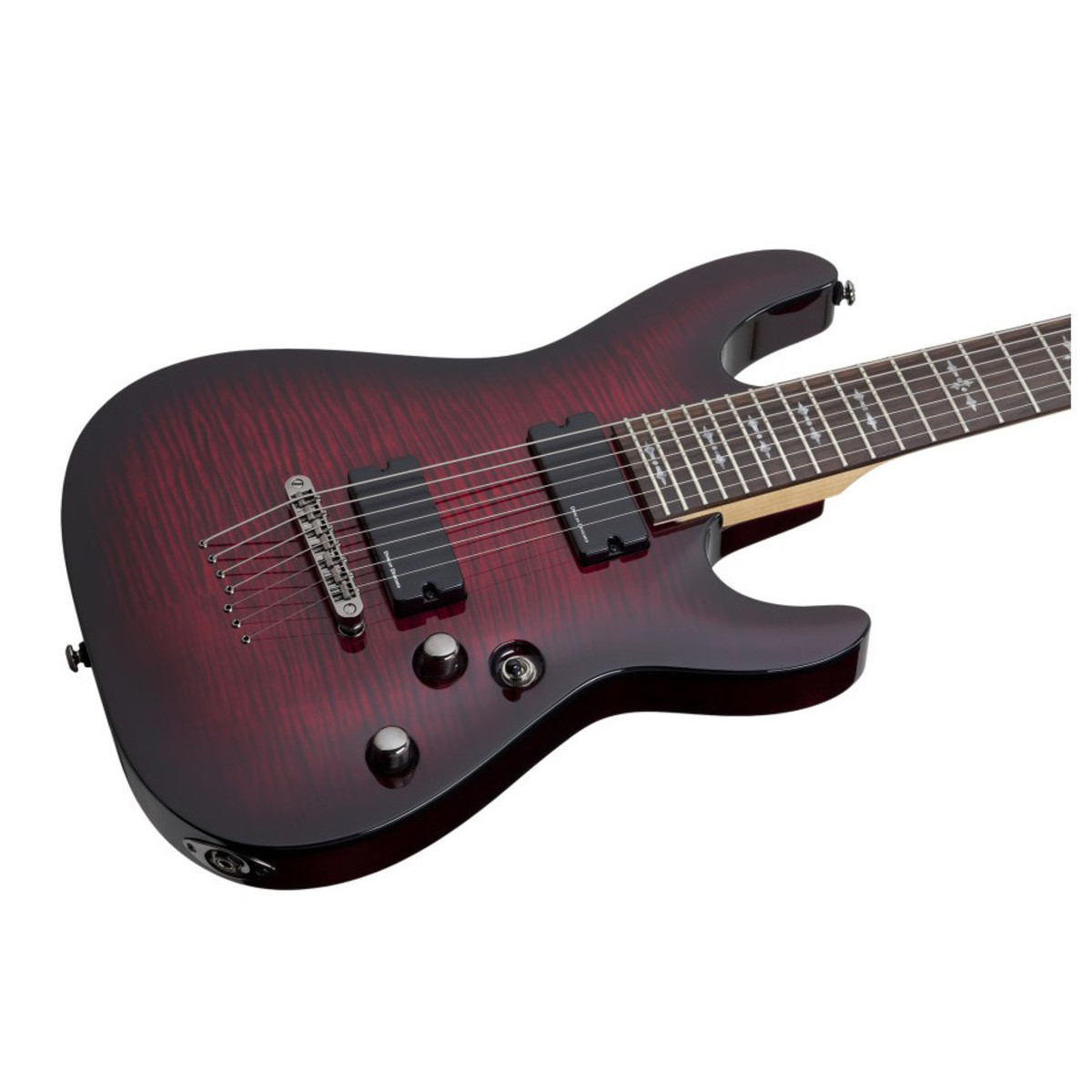 Schecter Demon-7 7 String Crimson Red Burst