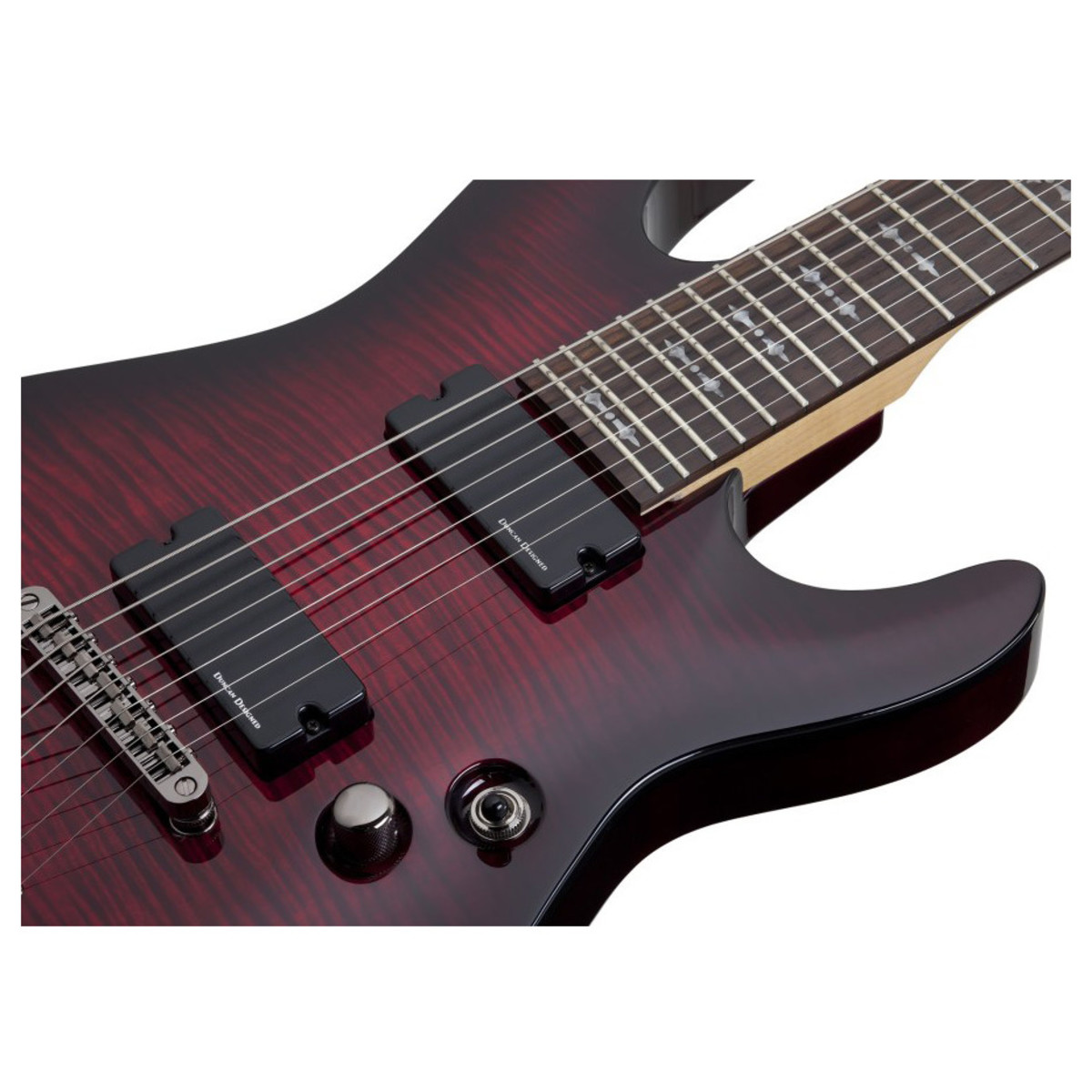 Schecter Demon-7 7 String Crimson Red Burst