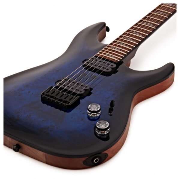 Schecter Omen Elite-6 See-Thru Blue Burst
