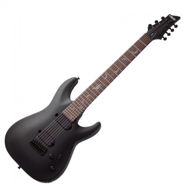 Schecter Damien-7 7 String Satin Black