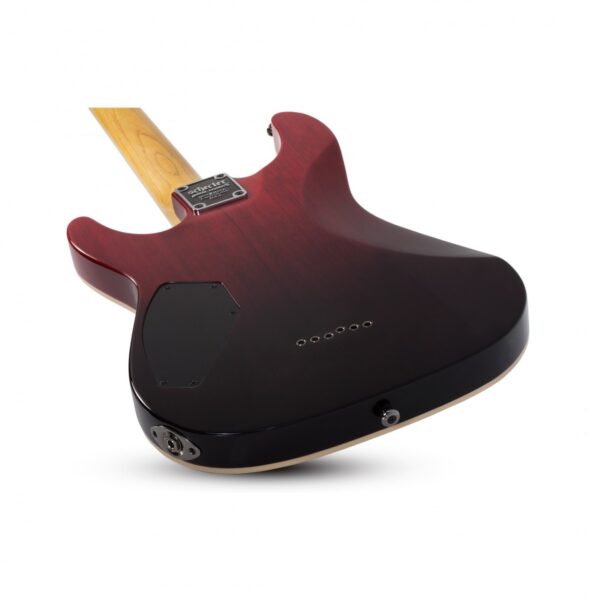 Schecter Omen Extreme-6 Black Red Fade