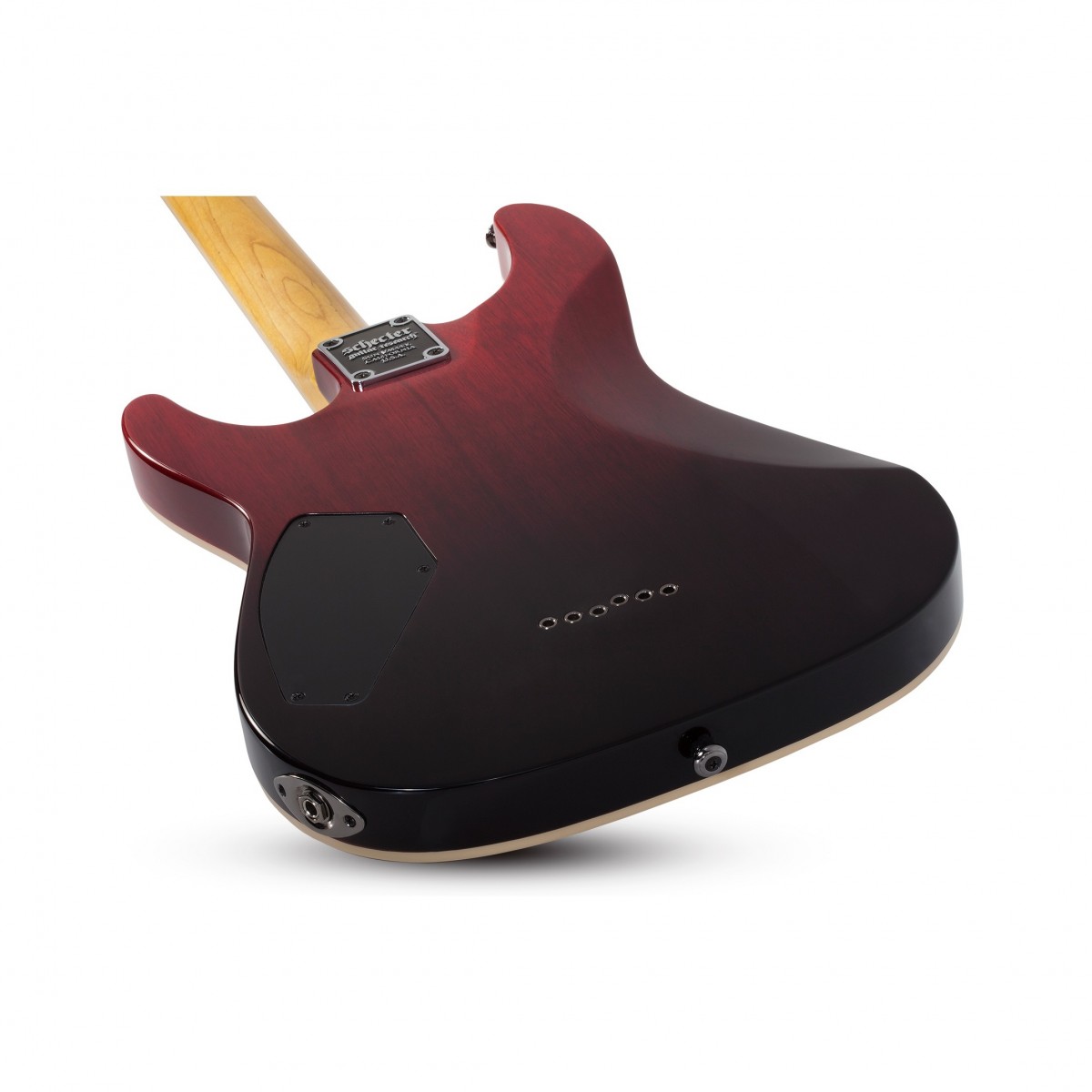 Schecter Omen Extreme-6 Black Red Fade