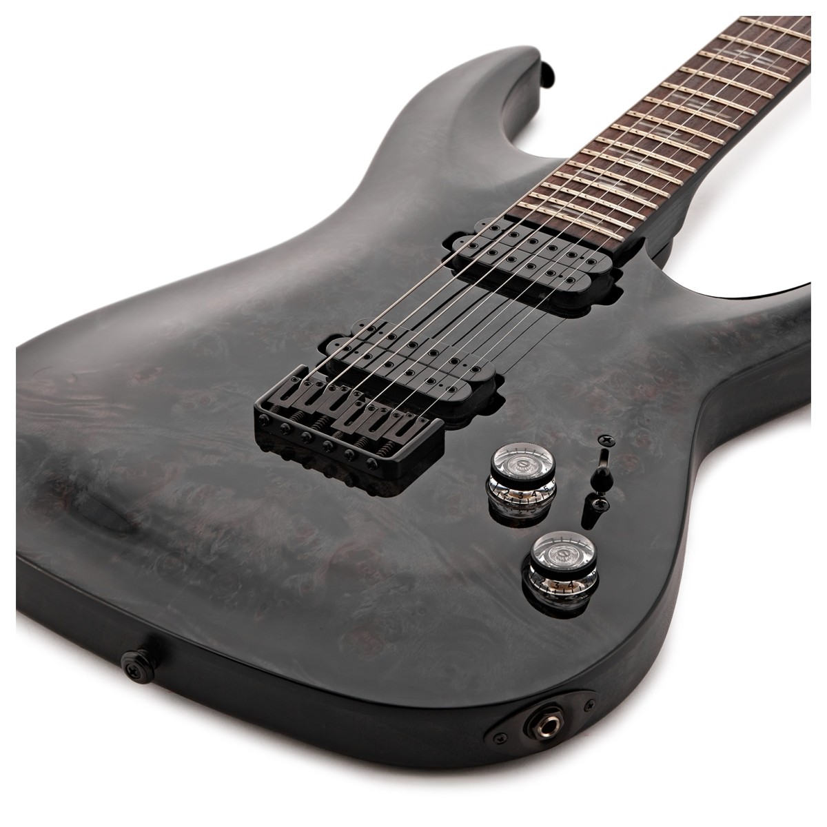 Schecter Omen Elite-6 See Thru Black Gear4music Exclusive