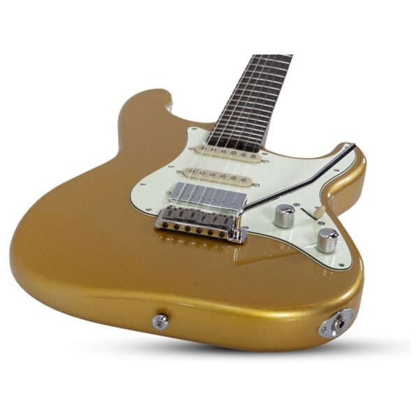 Schecter Nick Johnston Traditional 10th Anniversary HSS Atomic Saffron