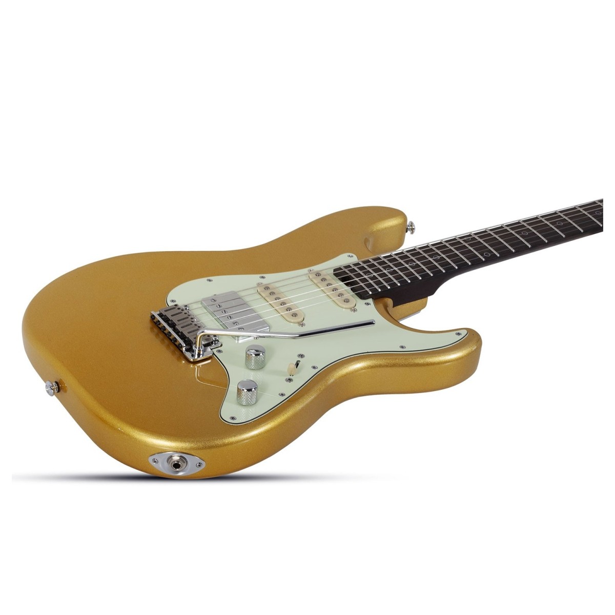 Schecter Nick Johnston Traditional 10th Anniversary HSS Atomic Saffron