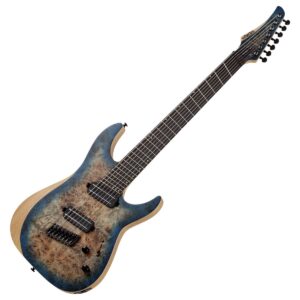 Schecter Reaper-7 Multiscale 7 String Satin Sky Burst