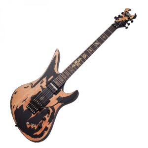 Schecter Synyster Gates Custom S Distressed Satin Black