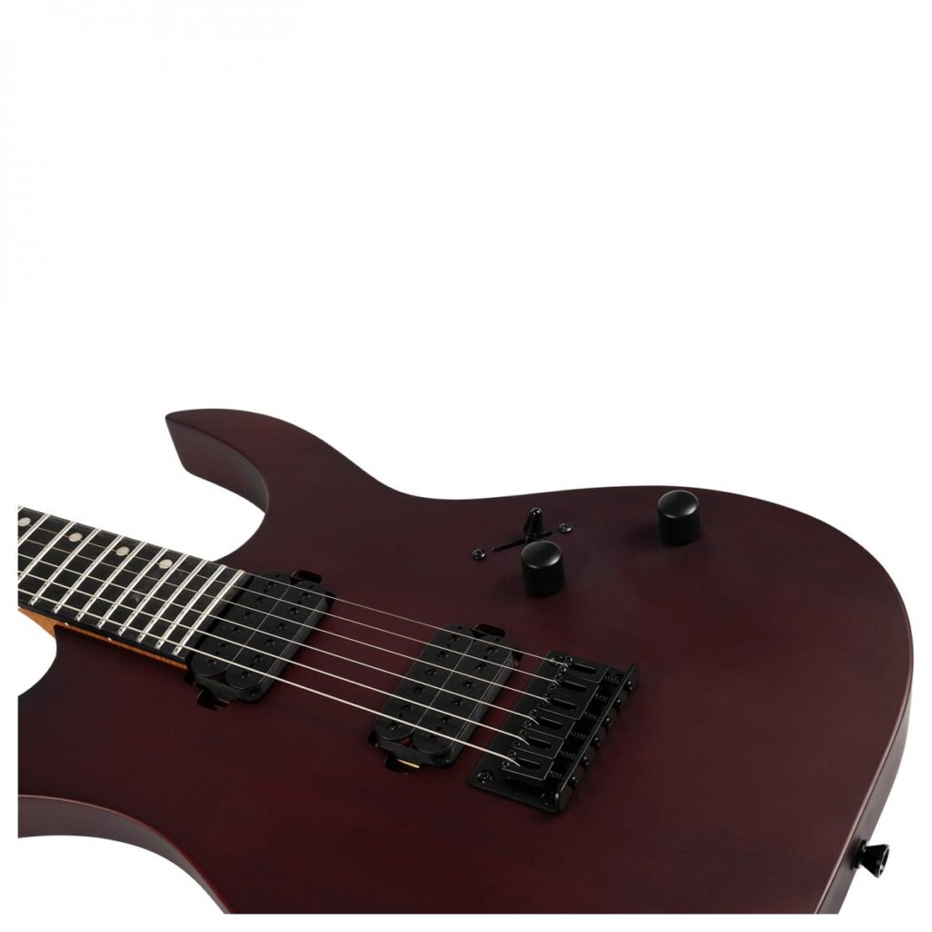 Spira Guitars S-400 MWR Satin Wine Red