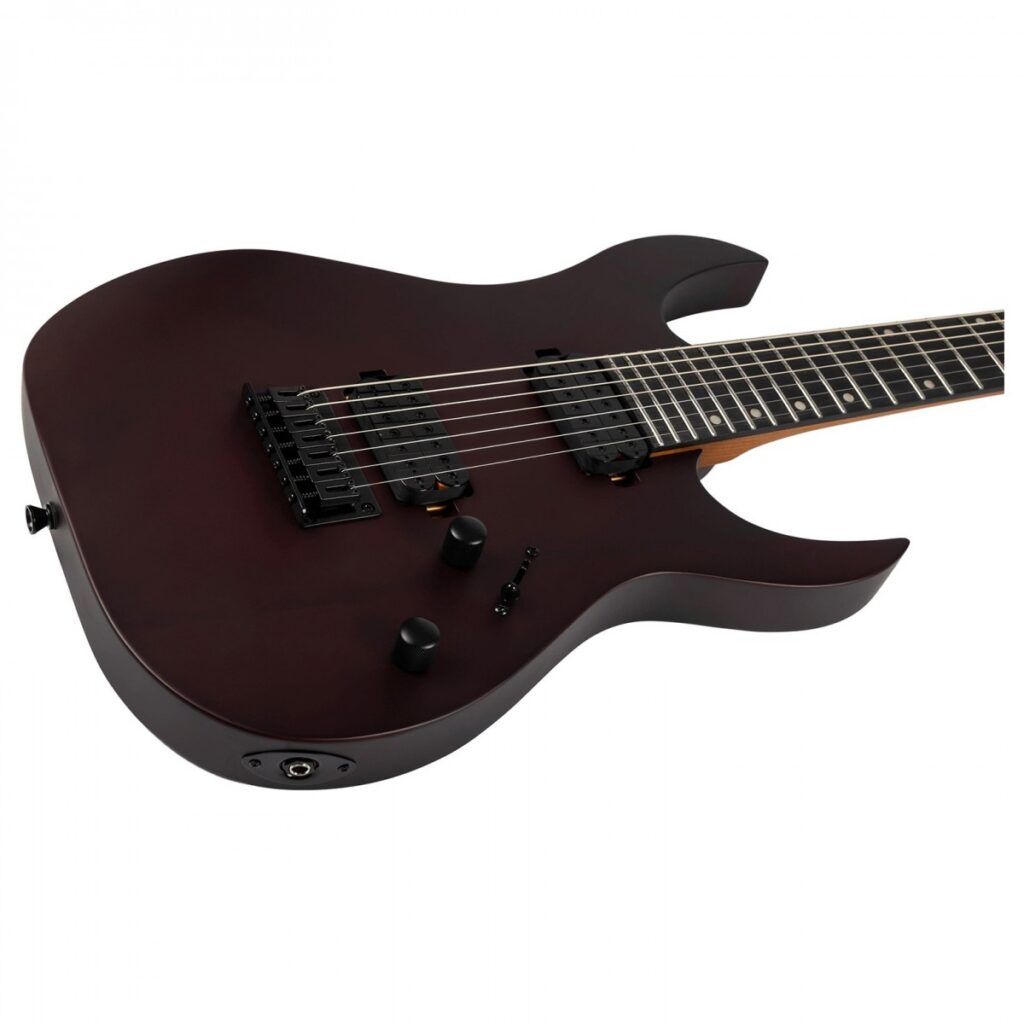 Spira Guitars S-407 MWR Satin Wine Red