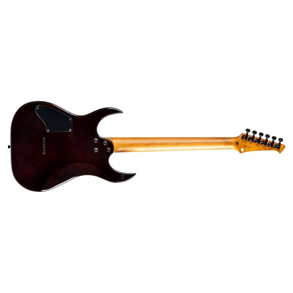 Spira Guitars S-450 TGR Flame Maple Gloss Trans Green