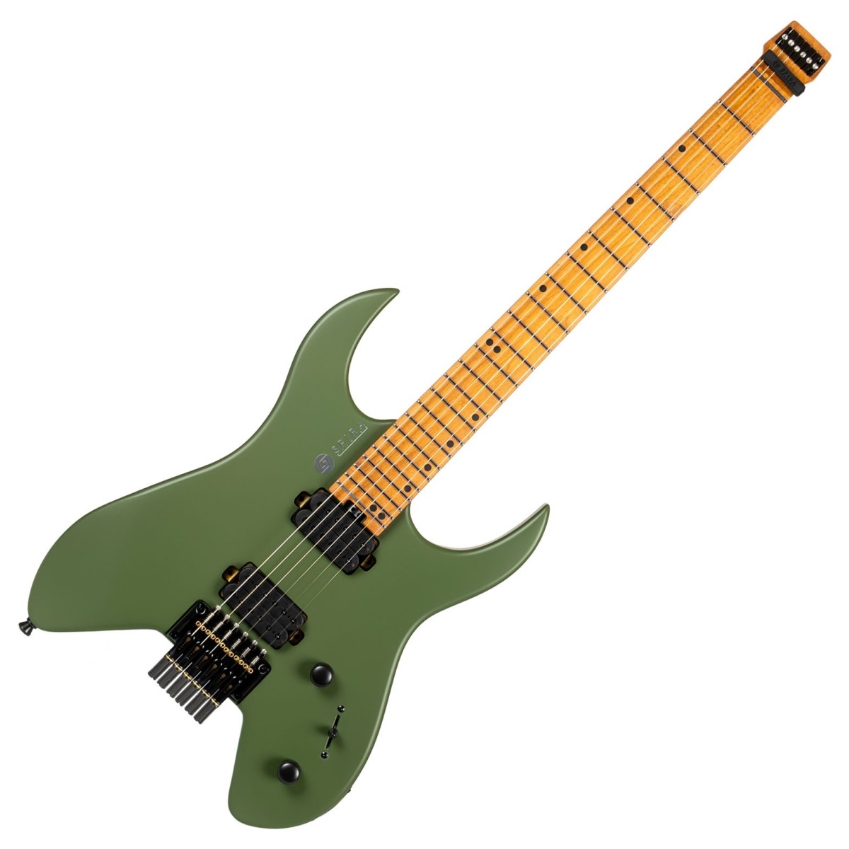 Spira Guitars S-400 Headless MGR Satin Green