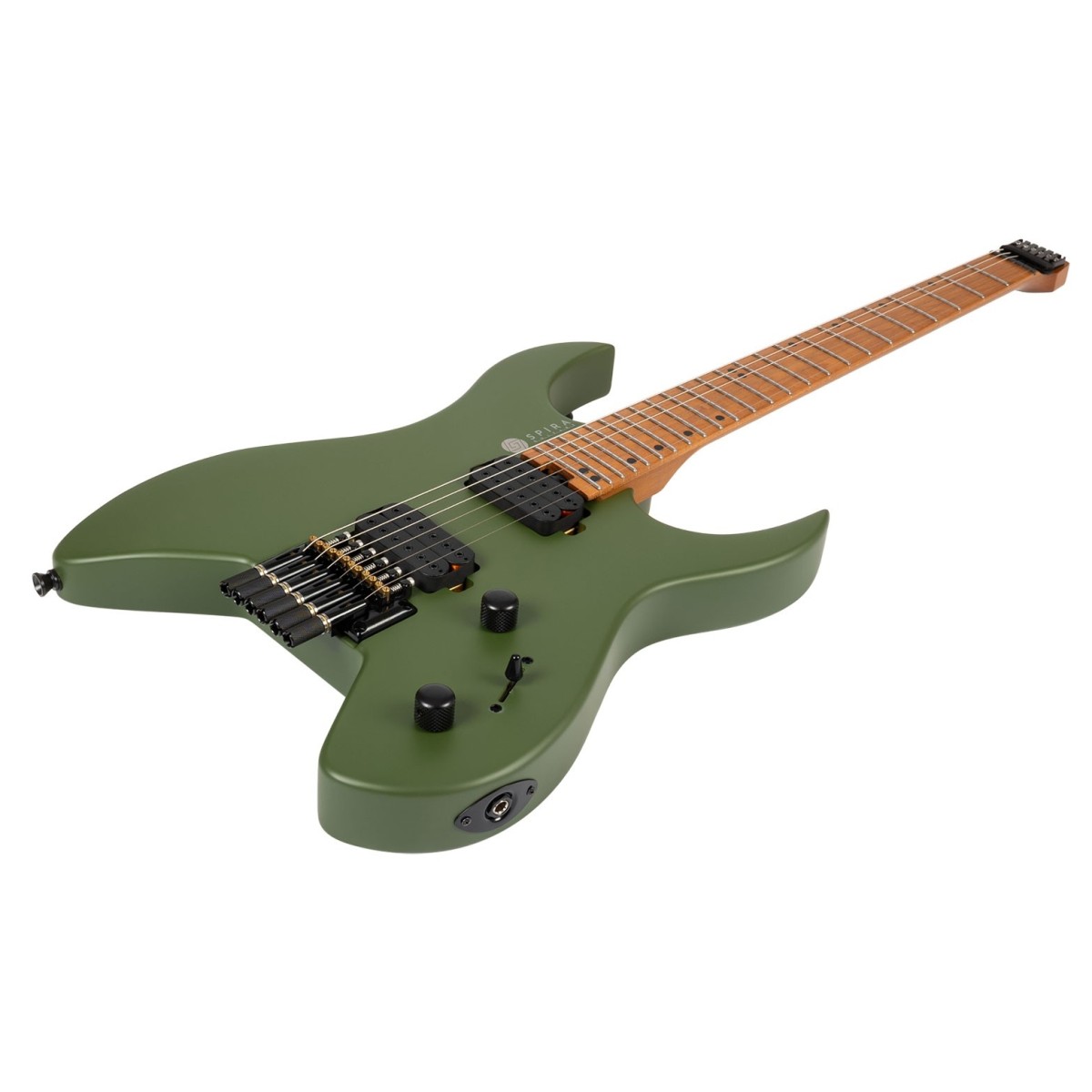 Spira Guitars S-400 Headless MGR Satin Green