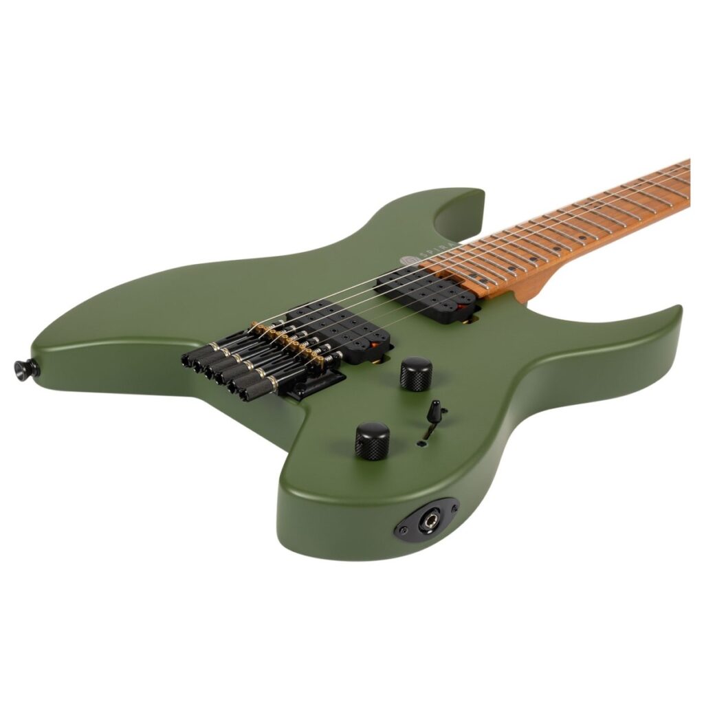 Spira Guitars S-400 Headless MGR Satin Green
