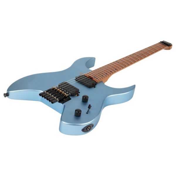 Spira Guitars S-400 Headless MPB Satin Blue