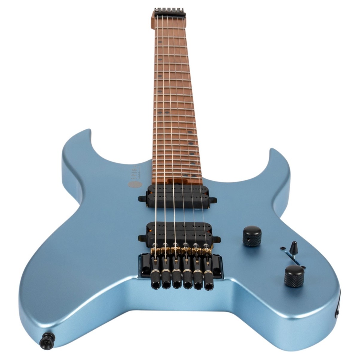 Spira Guitars S-400 Headless MPB Satin Blue