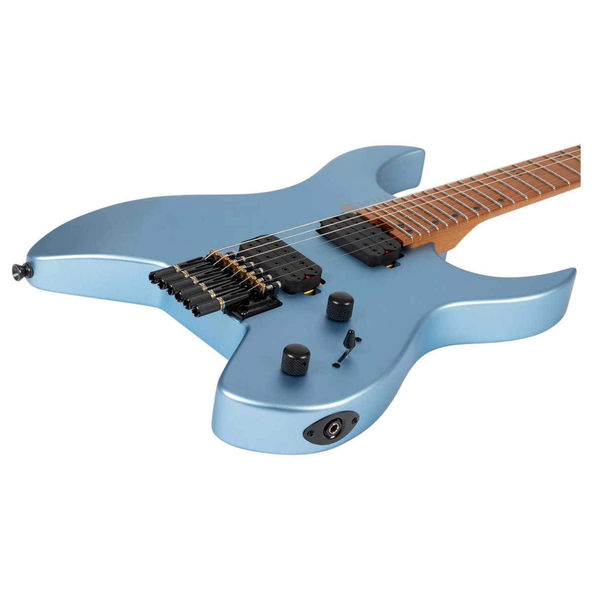 Spira Guitars S-400 Headless MPB Satin Blue