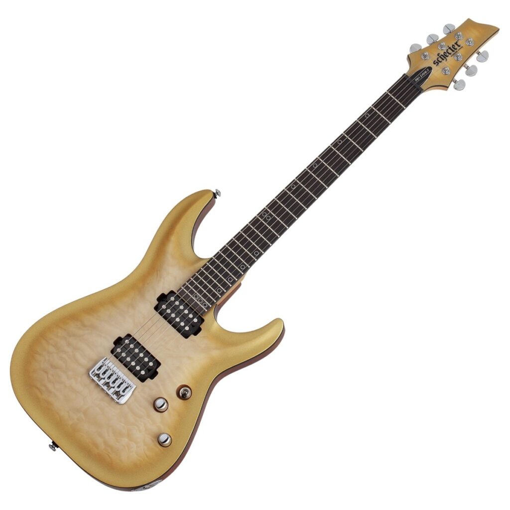 Schecter Omen Extreme-II Natural Gold Burst