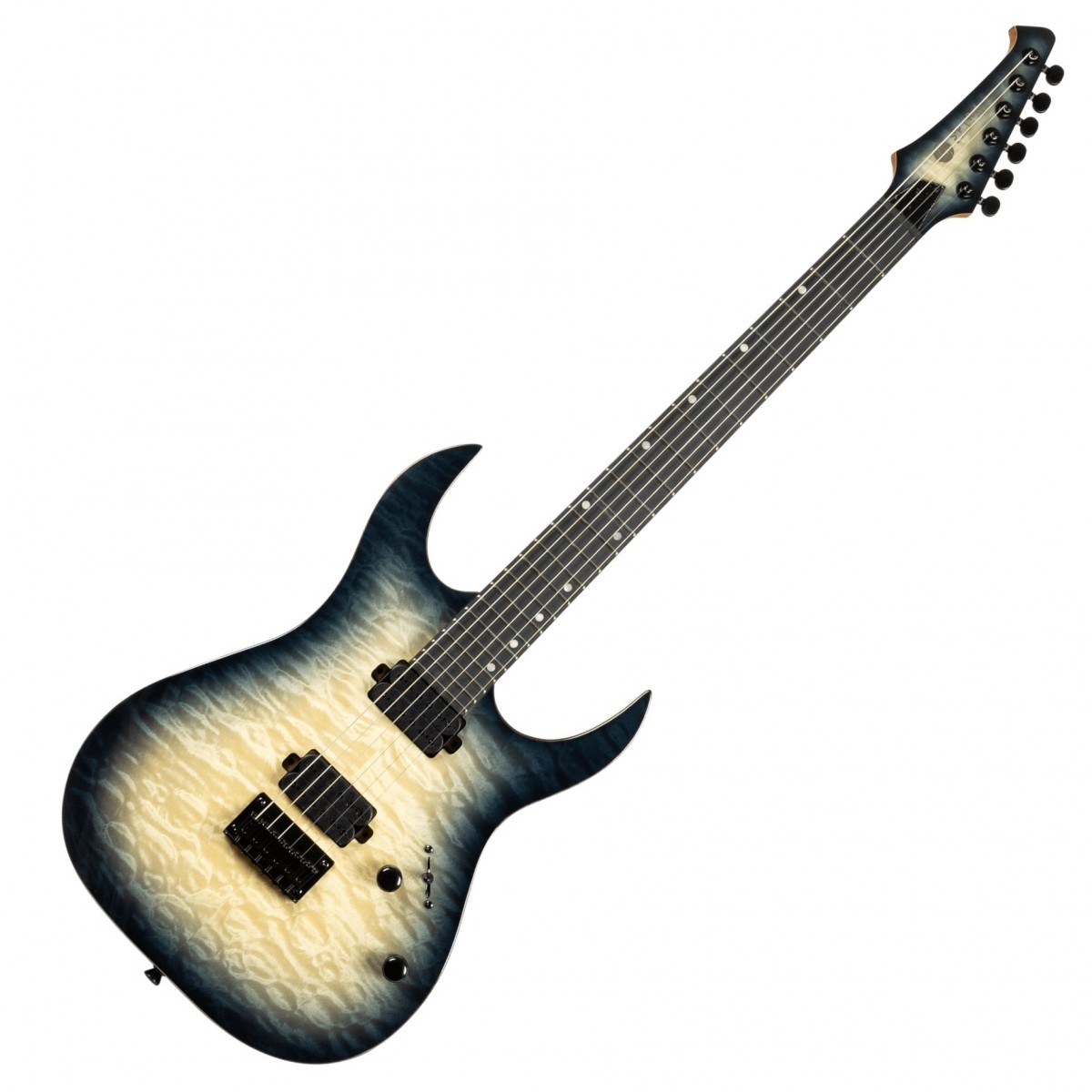 Spira Guitars S-500 QGY E Quilted Maple Gloss Trans Grey