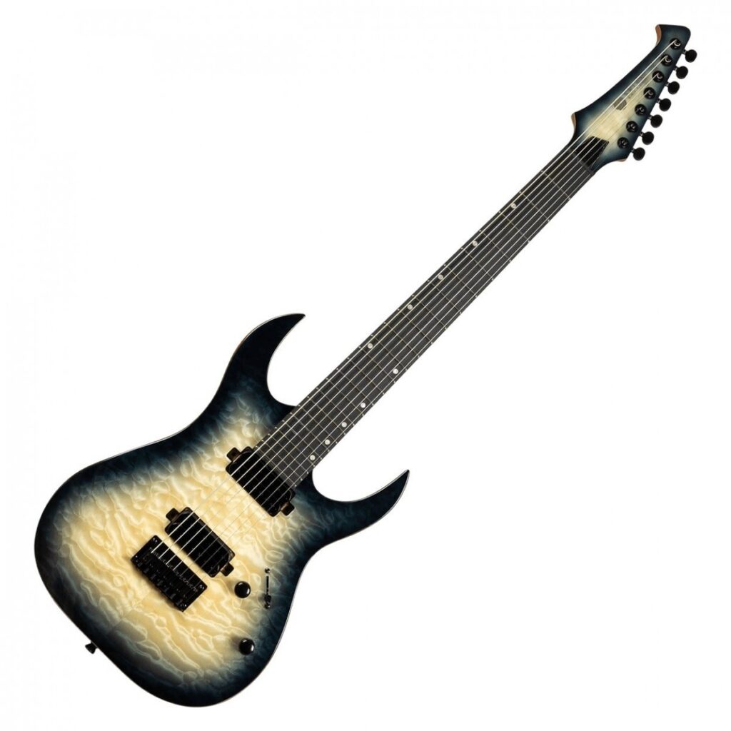 Spira Guitars S-507 QGY E Quilted Maple Gloss Trans Grey