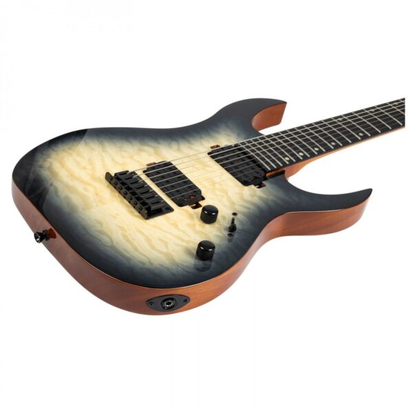 Spira Guitars S-507 QGY E Quilted Maple Gloss Trans Grey