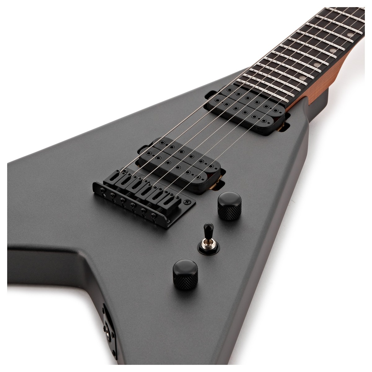 Spira Guitars V-400 MSL Satin Silver