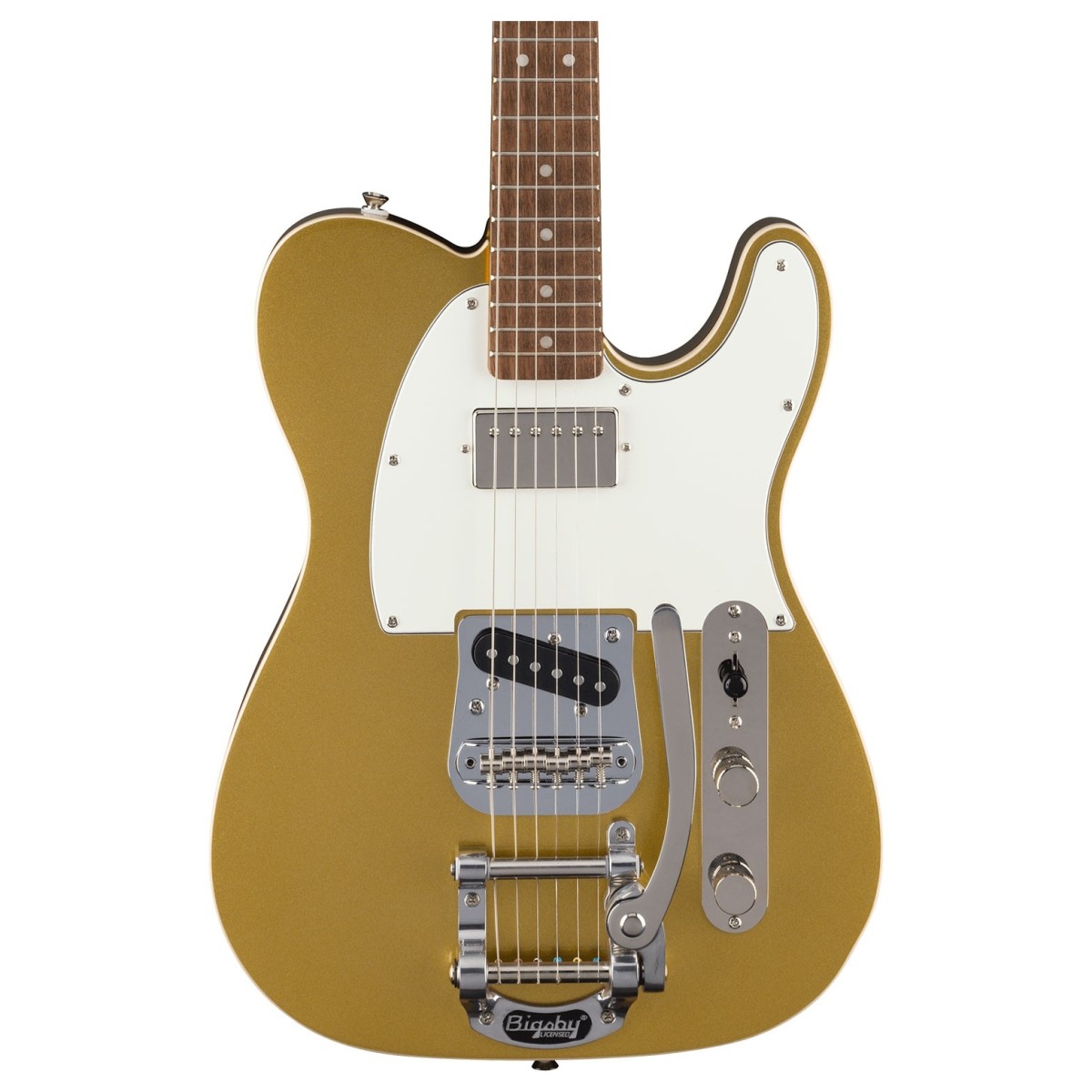 Squier Classic Vibe 60s Custom Telecaster SH with Bigsby Aztec Gold