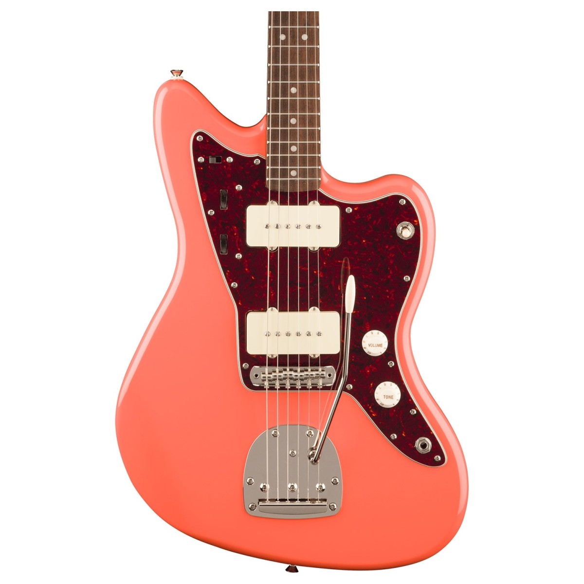 Squier Classic Vibe 60s Jazzmaster Tortoishell Pickguard Tahitian Coral