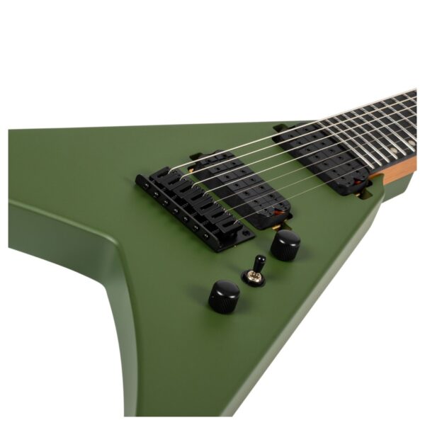 Spira Guitars V-407 MGR Satin Green