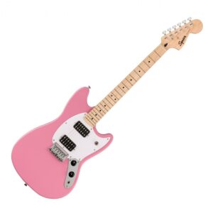 Squier Sonic Mustang HH Flash Pink