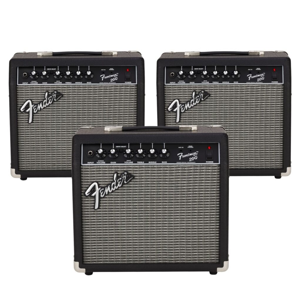 Fender Frontman 20G Guitar Amp pack of 3