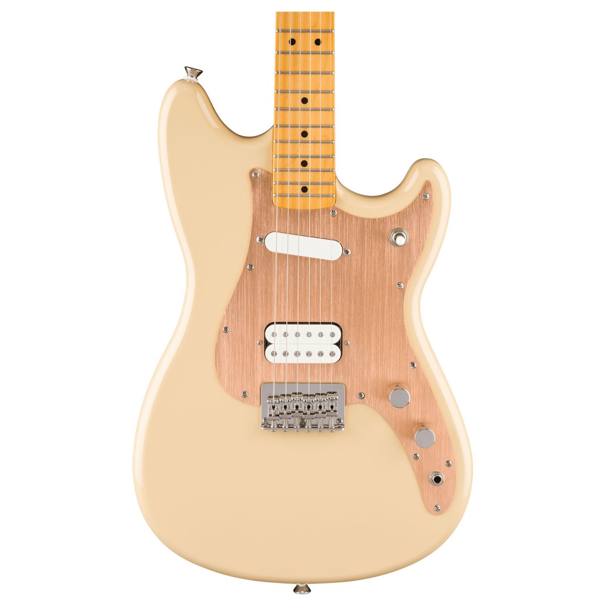 Squier Classic Vibe Duo-Sonic HS Gold Anodized Pickguard Desert Sand