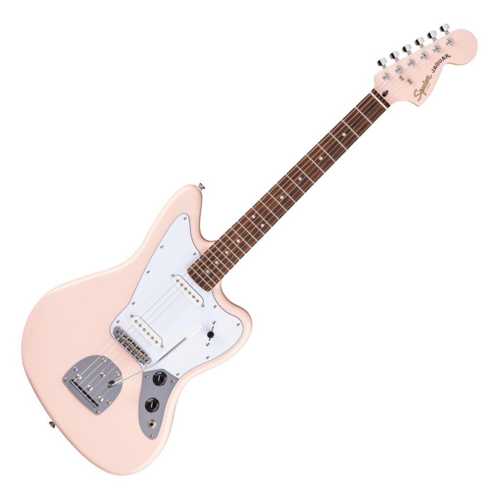 Squier FSR Affinity Jaguar Shell Pink
