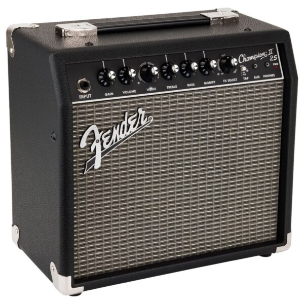 Fender Champion II 25 Guitar Amplifier Combo with Effects pack of 3