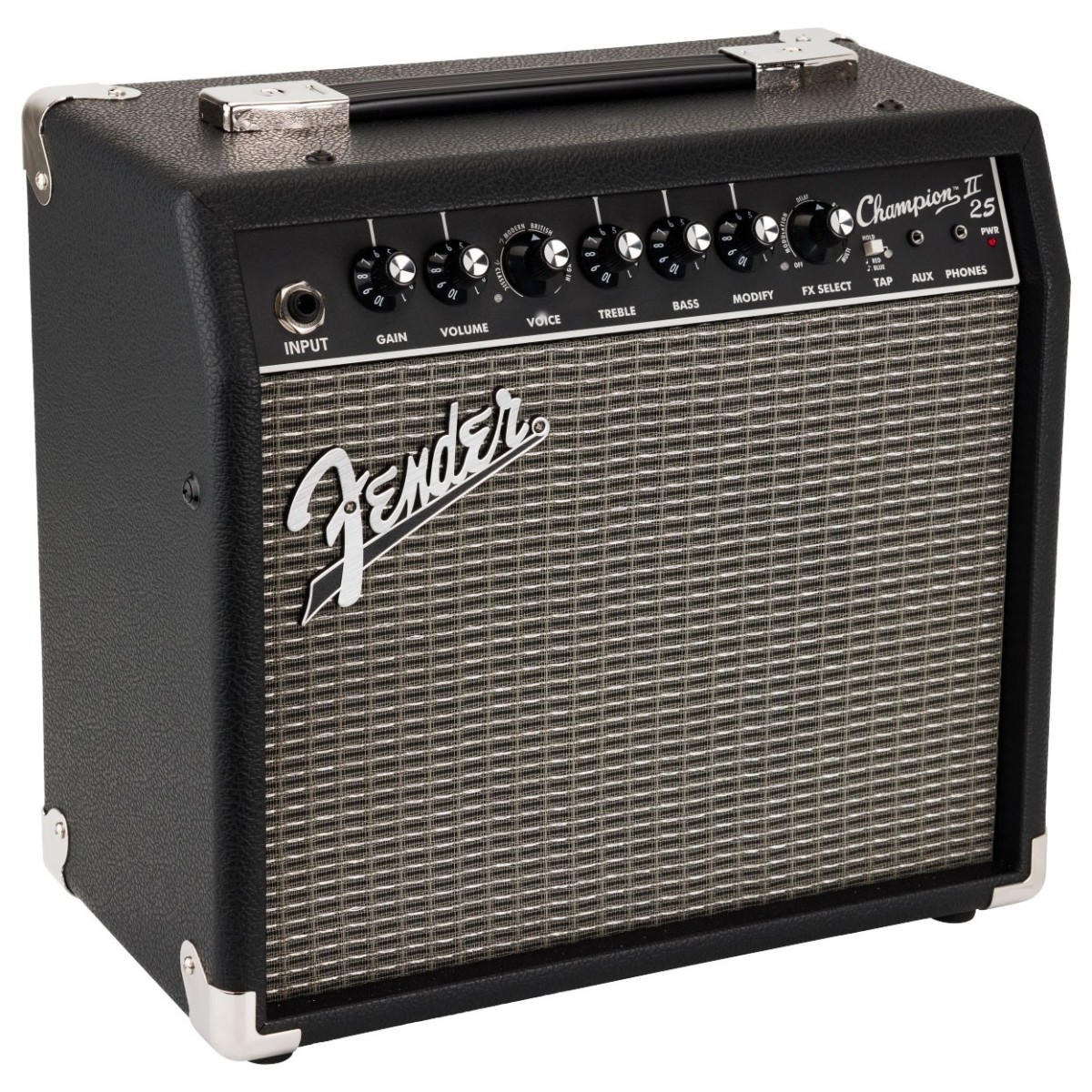 Fender Champion II 25 Guitar Amplifier Combo with Effects pack of 3